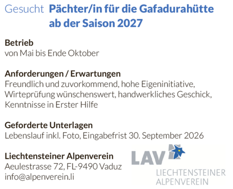 Inserat Liewo Text Pächtersuche Gafadurahütte 2027.png